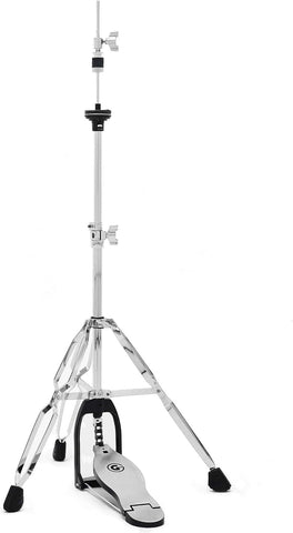 Gibraltar Medium Weight Double Braced Hi-Hat Stand, Percussion Chrome Drum Set Hardware, For Snare Drum Practice Pad, 5707