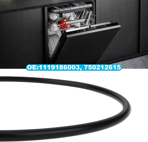 2pcs Dishwasher Pump Housing Gasket 185x173x6mm 1119186003 750212615 Compatible with AEG Electrolux