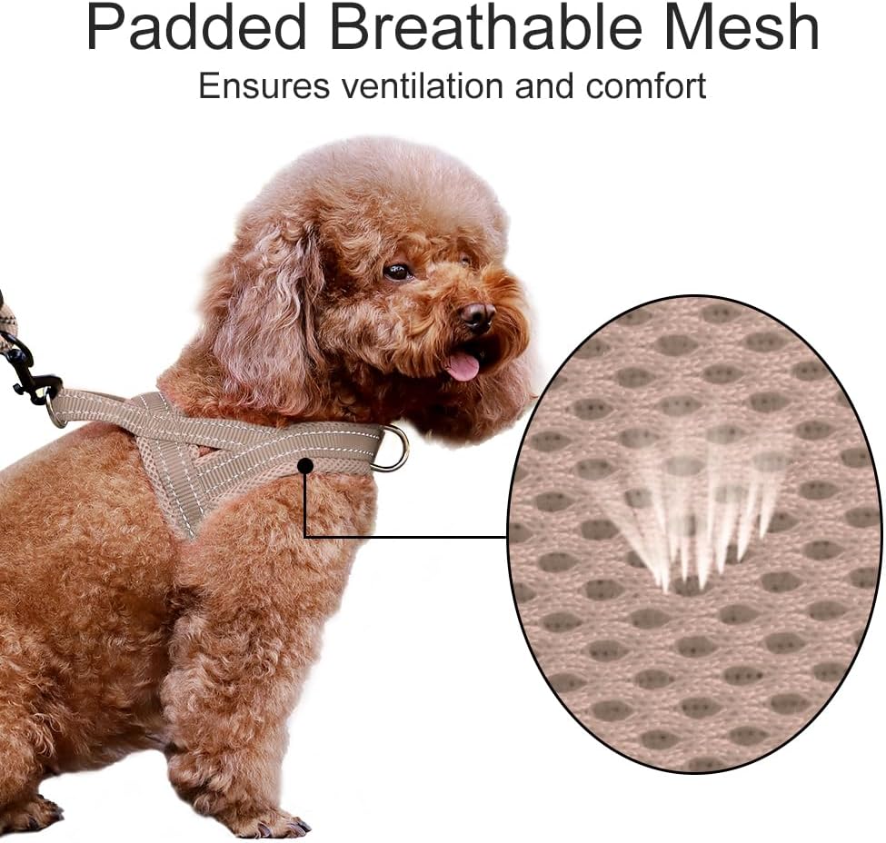 Plutus Pet No Pull Dog Harness for Large Dogs, Breathable Mesh Padded