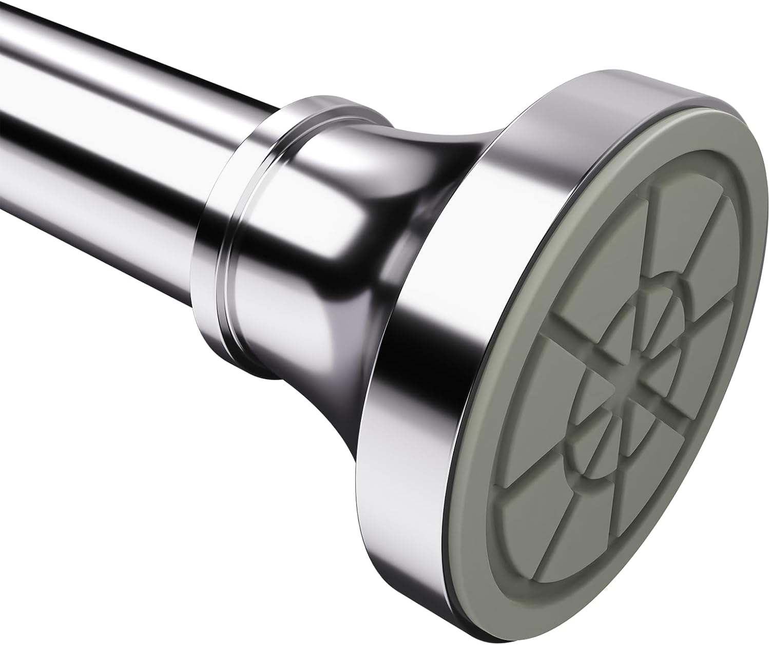 STARLATTA Tension Shower Curtain Rod, 31-80", Silver