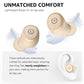 TOZO T10 Wireless Earbuds Bluetooth 5.3 Headphones, App Customize EQ, Ergonomic Design, 55H Playtime, Wireless Charging Case, IPX8 Waterproof Powerful Sound in-Ear Headset Khaki(New Upgraded)