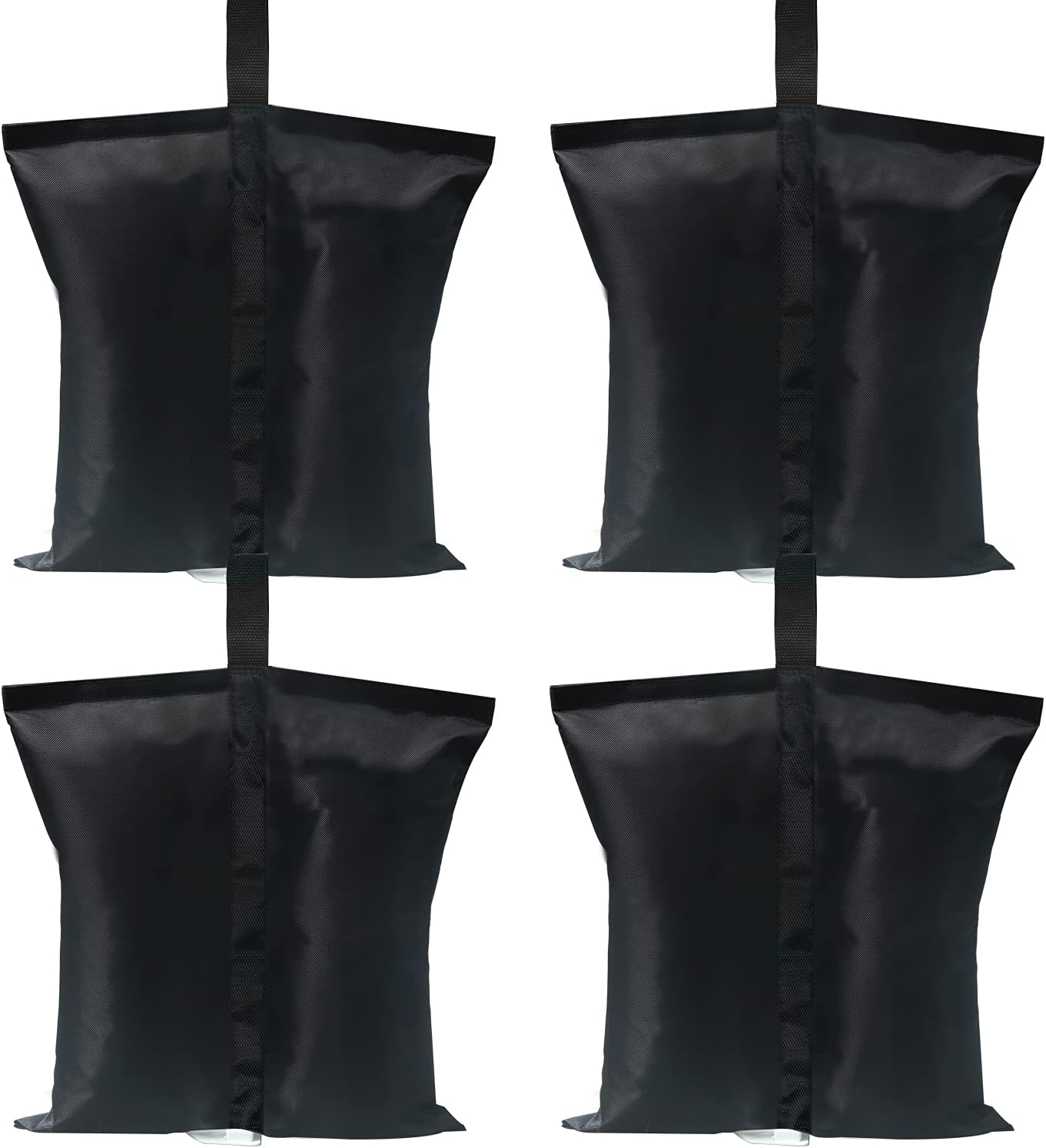 ABCCANOPY Canopy Weights 120 LBS Tent Sand Bags,4-Pack Black(No Sand)