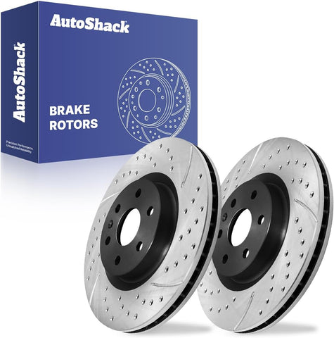 AutoShack Front E-Coated Rotors 13.58" (345 mm) for Cadillac SRX 2016