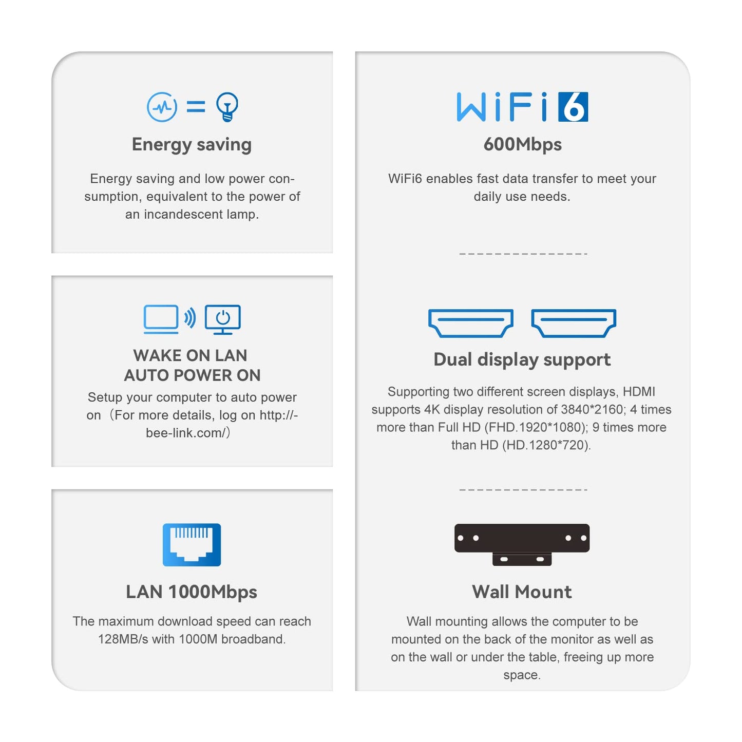 Beelink S12 Pro Mini PC, Intel 12th Gen Alder Lake- N100(up to 3.4GHz), 16GB DDR4 RAM 500GB PCIe SSD, Desktop Computer Support 4K Dual Display/USB3.2/WiFi 6/BT5.2/Gigabit Ethernet for Home/Office