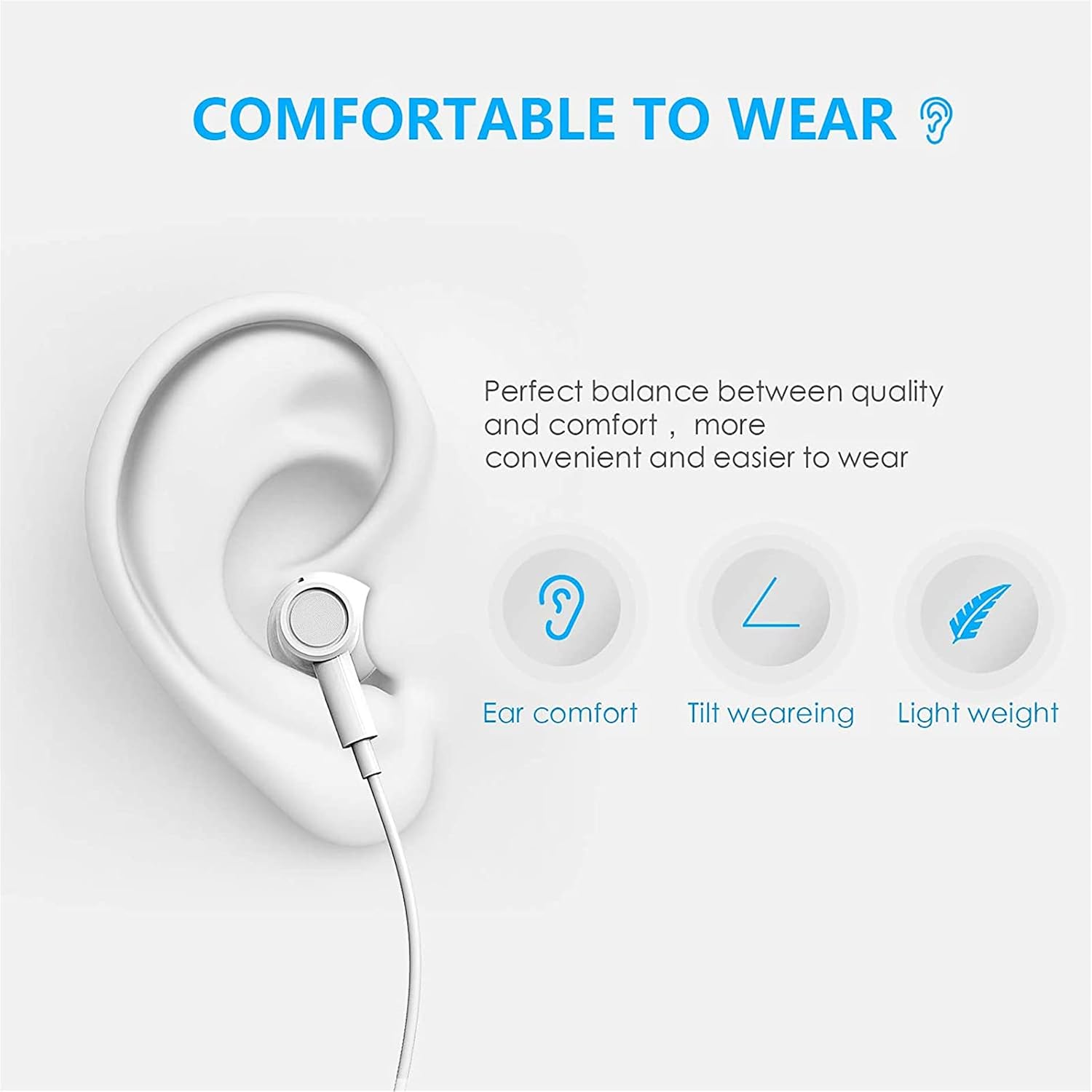 2 Pack-USB C Headphones for iPhone 17/16/15 Earbuds USB C Wired Earphones