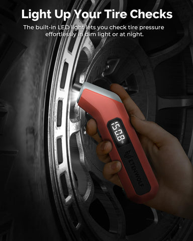 ETENWOLF T300 Digital Tire Pressure Gauge 200 PSI for Car, RV, Truck, Bikes