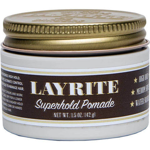 Layrite Superhold Pomade, 10.5 oz