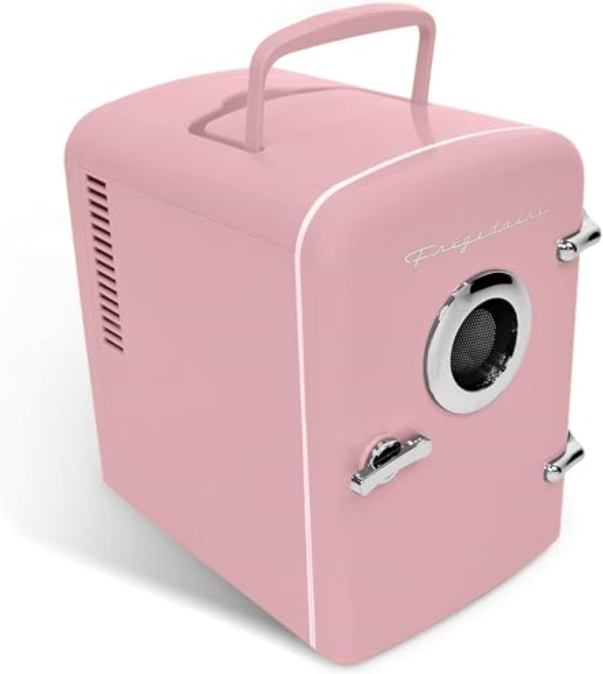 Frigidaire Retro Mini Compact Beverage Cooler, Great for Keeping Office Lunch Cool! (Built-in Bluetooth Speaker)