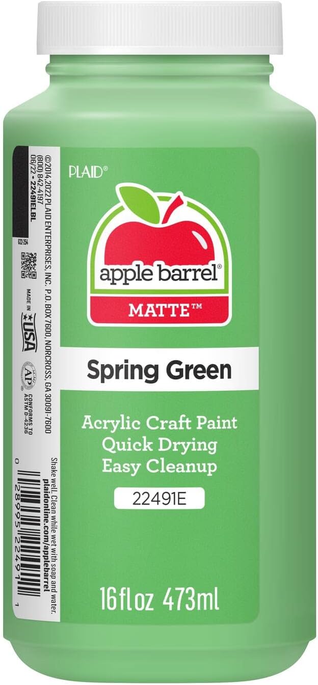 Apple Barrel Acrylic Paint in Assorted Colors (16 Ounce), 21142 Cobalt Blue, (Pack of 2)