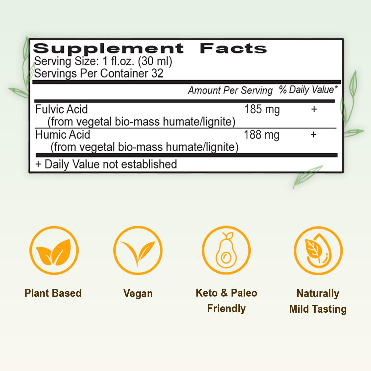 Vital Earth Minerals Fulvic Humic Mineral Blend Liquid 3-Pack – Fulvic Acid Supplement with 70+ Trace Minerals, Electrolytes for Recovery, Balance & Energy, 32 Oz Ea + 1 Oz Cup Ea
