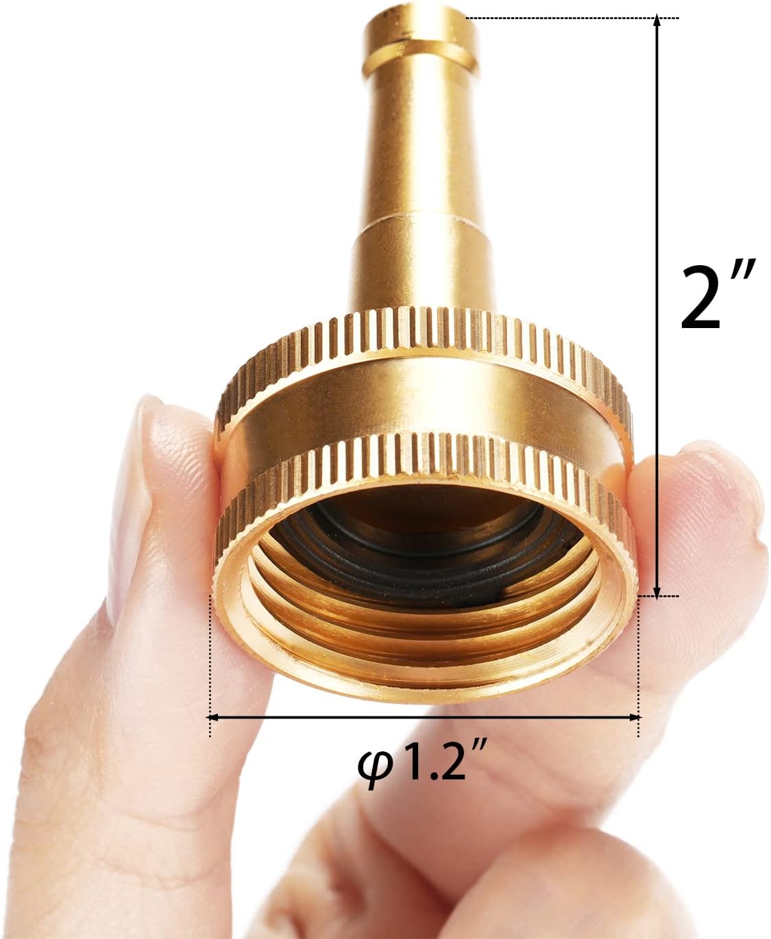 2 Pack Sweeper Nozzle for Garden Hose, 2" Hose jet nozzle