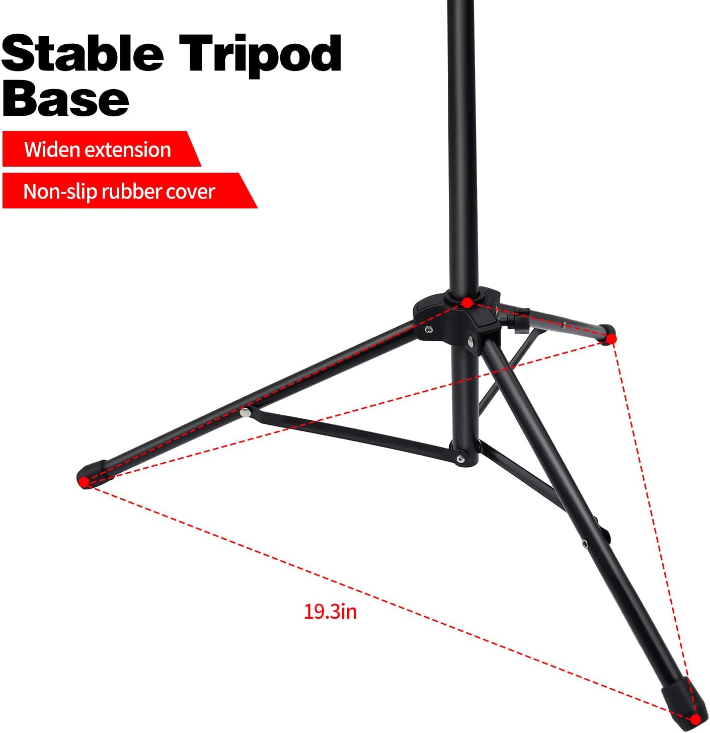 Mdvora 2 Pack Adjustable Music Stand with Carrying Bag