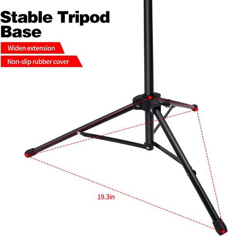 Mdvora 2 Pack Adjustable Music Stand with Carrying Bag