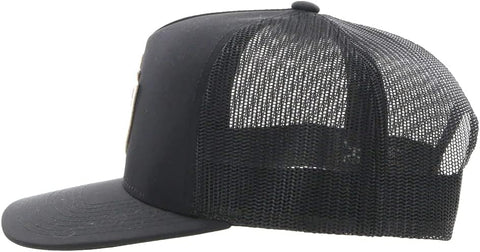 HOOEY Lone Star Beer Patch Trucker Hat for Men, Adjustable Snapback Mesh Baseball Cap, 5-Panel Western Work Hat