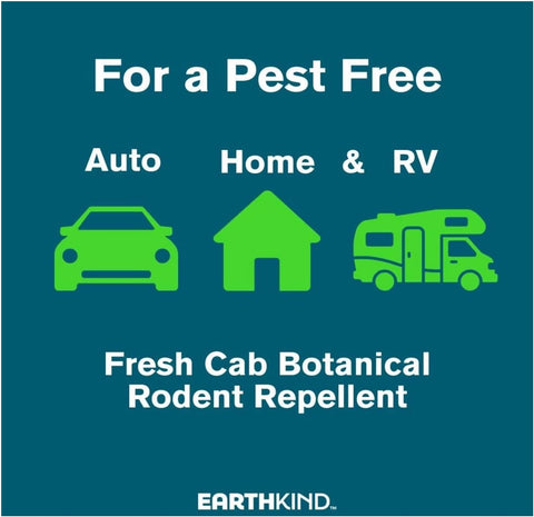 Fresh Cab FC6 Botanical Rodent Repellent Keeps Mice and Rats Out, Federal EPA Registered for Use Indoors and in Enclosed Spaces, 2.5 Ounce x 4 Scent Pouches x 4 Pack (Total 16 Pouches)