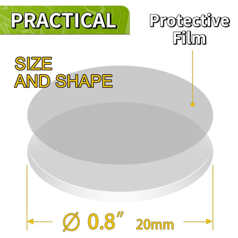 Piteno® 350Pcs Double Sided Adhesive Dots, 0.8" Clear Removable Sticky Adhesive Mounting Putty, Waterproof No Trace Dots Adhesive Putty for Poster Picture Festival Decoration Museum (20mm)