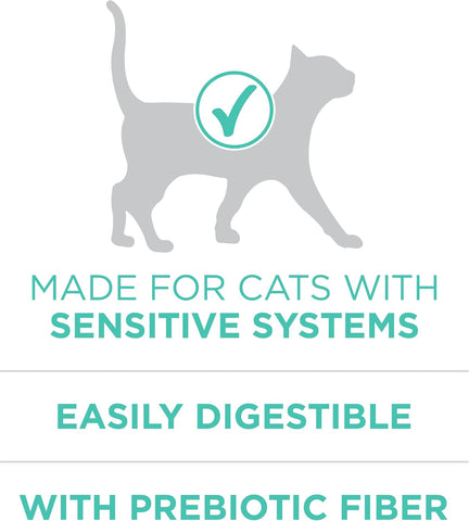Purina ONE Sensitive Skin and Stomach Dry Cat Food 7 lb Bag