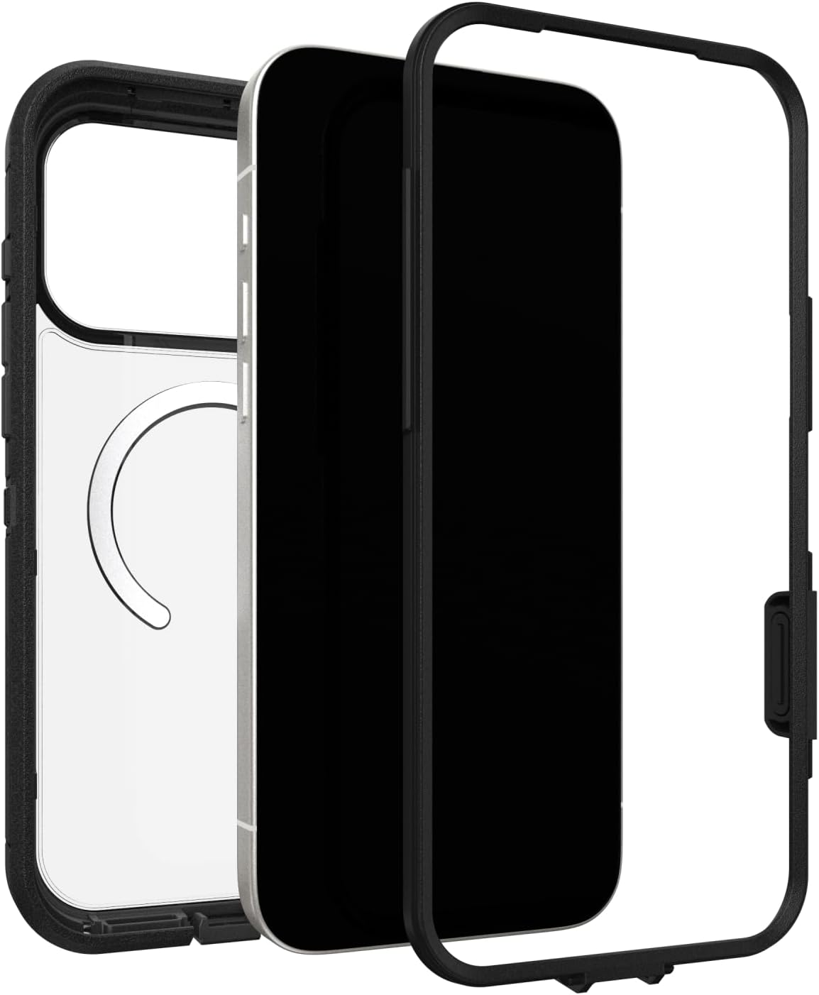OtterBox iPhone 17 Pro Max Defender Series Pro XT Case - Dark Side Black