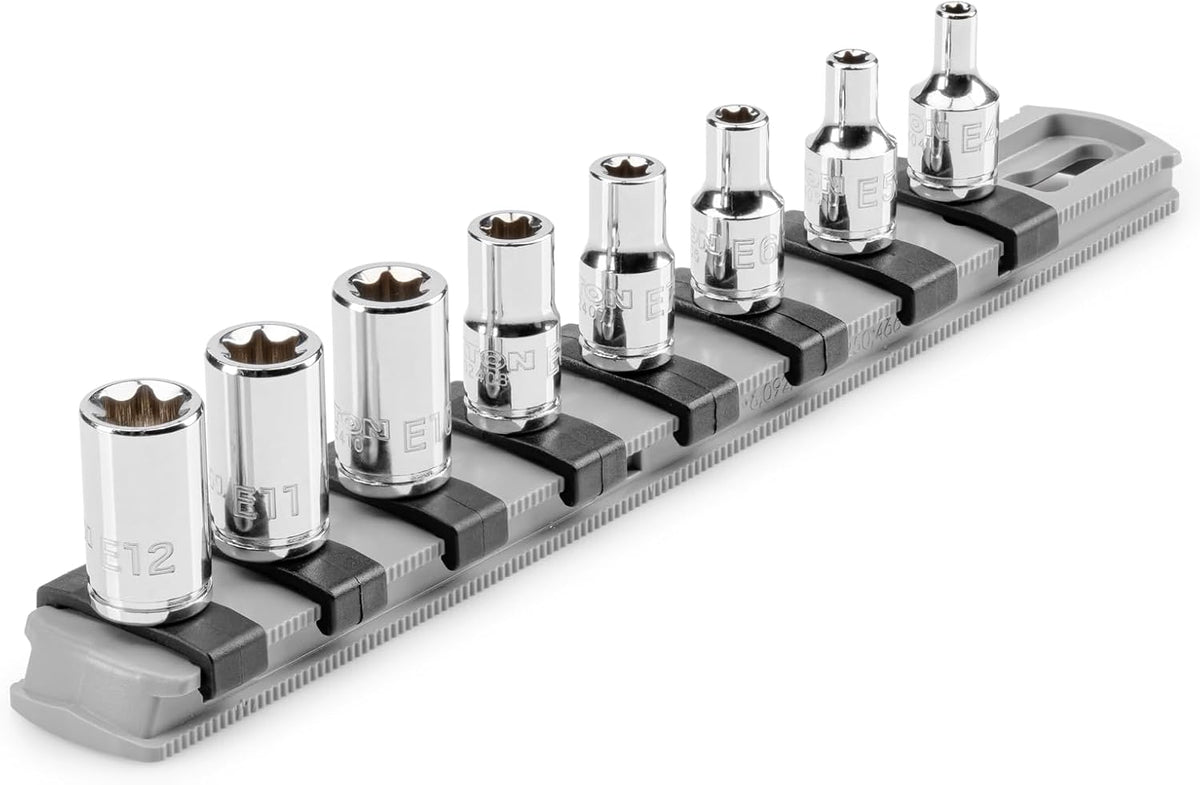 TEKTON 1/4 Inch Drive External Star Socket Set, 8-Piece | SHD90115