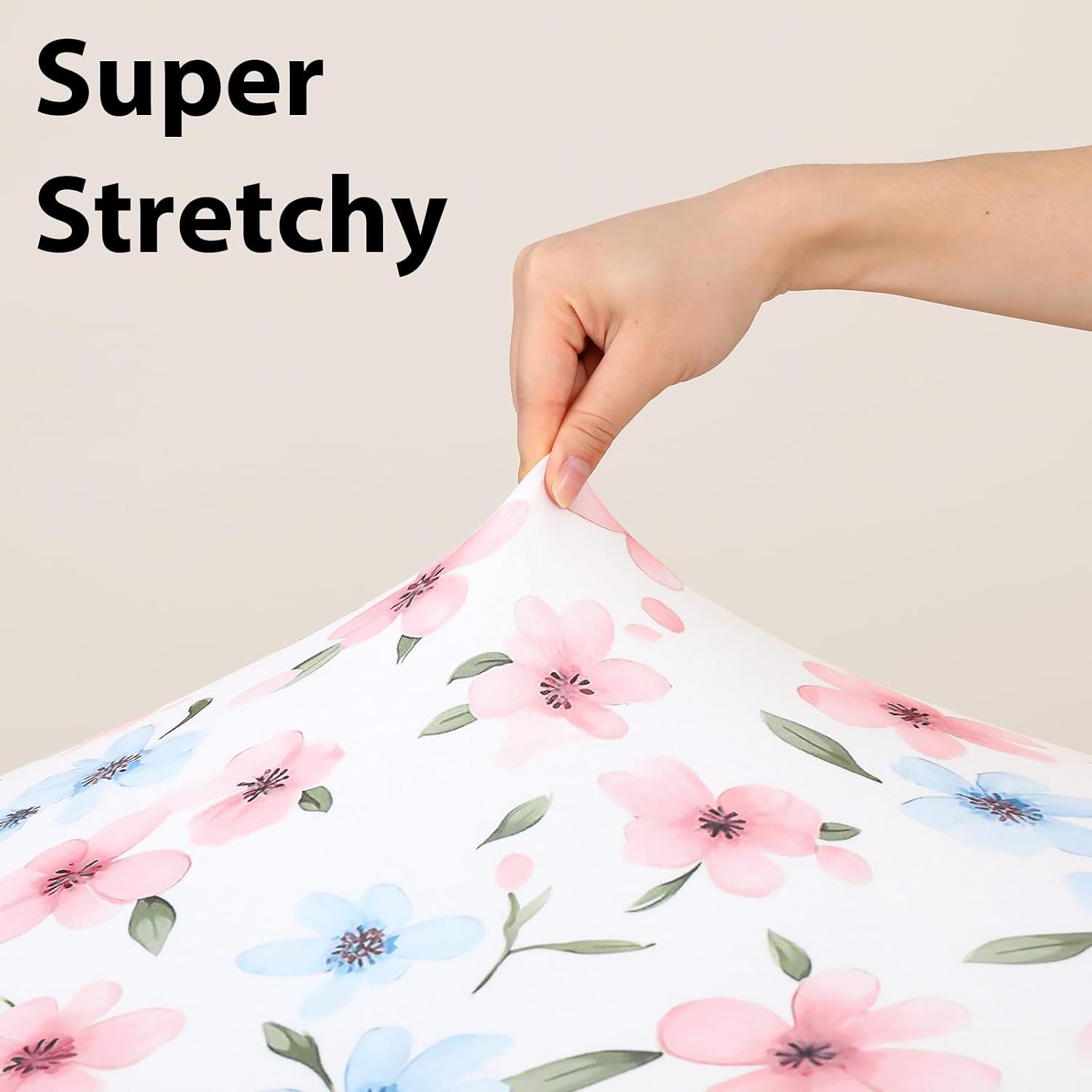 Baby Bassinet Sheets Girl, 3 Pack Fitted Bassinet Mattress Sheets, Compatible with Halo Bassinest Swivel Sleeper&Oval Hourglass Rectangle Mattress,Ultra Soft Butterfly Floral