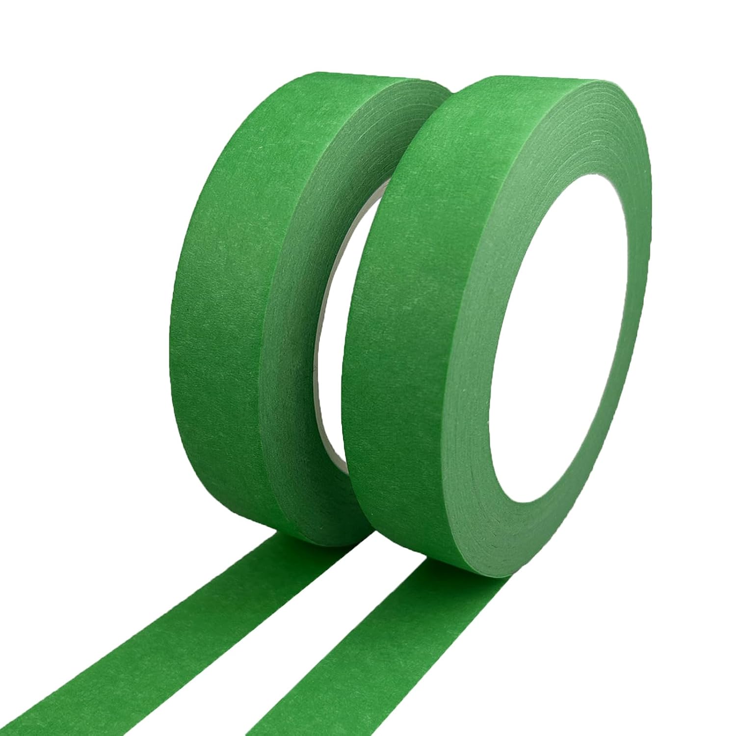 Beige White Masking Tape, 1 Inch x 55 Yards, 2 Rolls