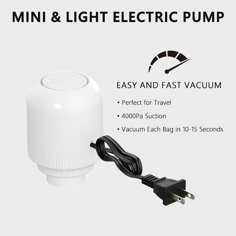 Vacuum Storage Bags for Travel & Home with Electric Pump, 36 Combo