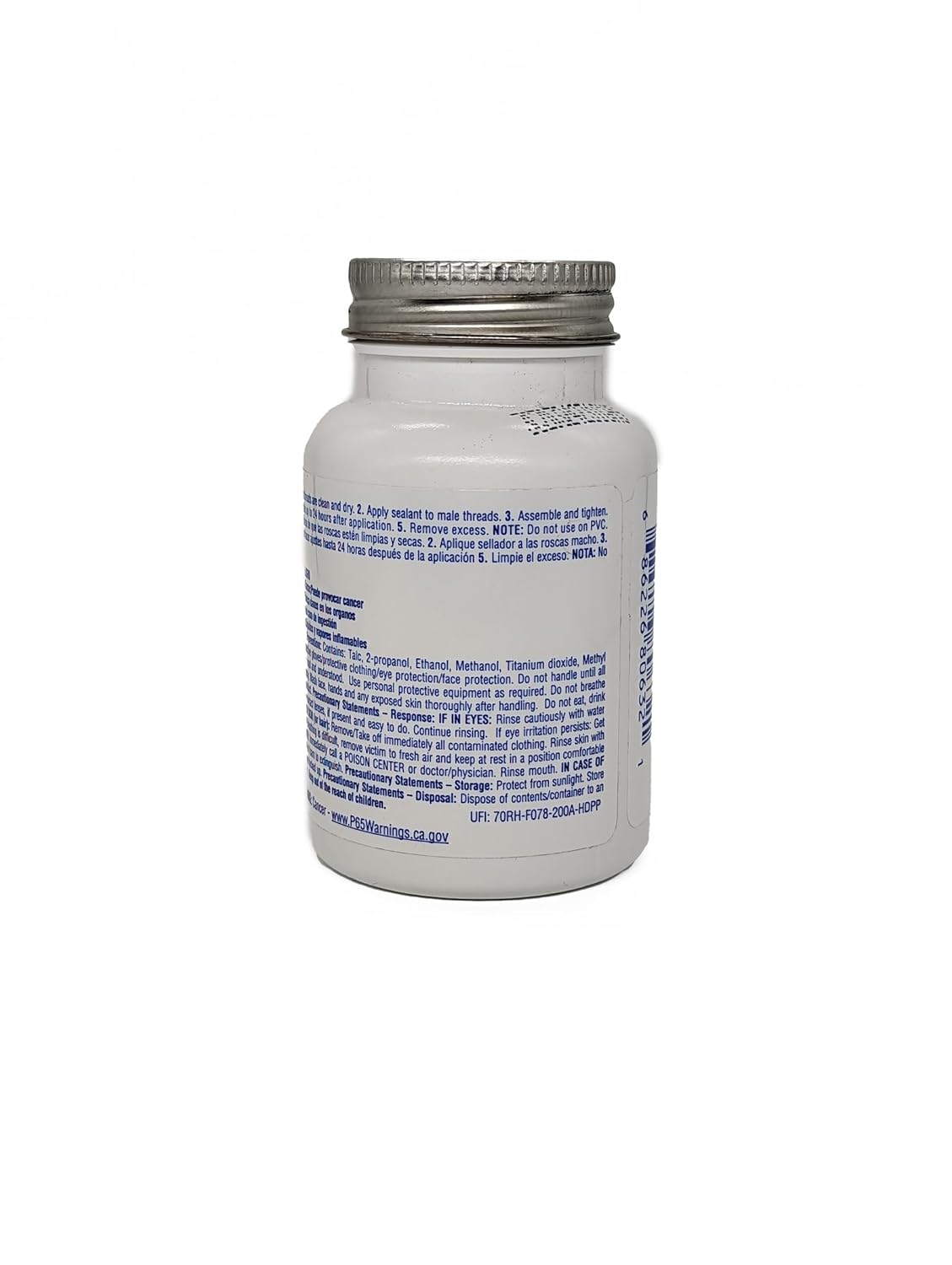 Permatex 80632 Thread Sealant with PTFE, 4 oz., Cream