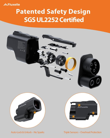NACS to CCS EV Adapter, UL2252 Certified 500A/1000V Fast Charging
