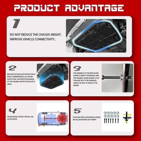 Engine Guards Mud Flaps for Ford Fusion 2013 2014 2015 2016 2017 2018 2019 2020 Front Engine Splash Shield Guards Suitable for Fusion Under Engine Cover Directly Replace Original One Black