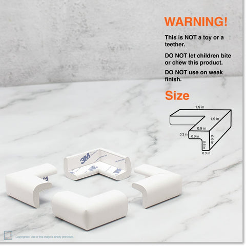 Roving Cove Baby Proof Corner Edge Protector, Small 15ft Edge 4 Corners