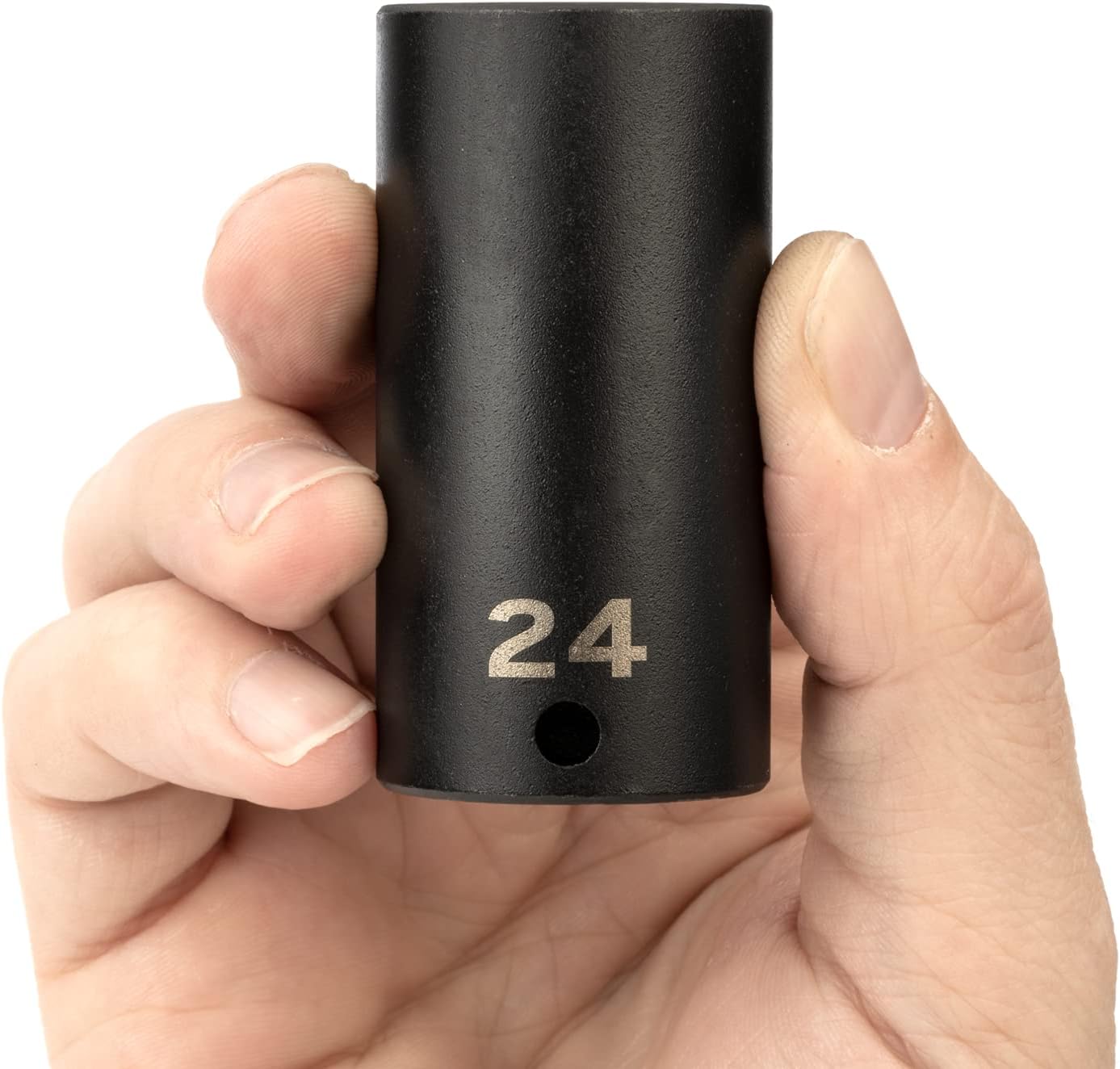 TEKTON 3/8 Inch Drive x 24 mm 6-Point Impact Socket | SID13124