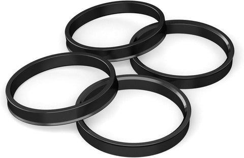 StanceMagic Hubcentric Rings (Pack of 4) - 54.1mm ID to 67.1mm OD - Black Poly Carbon Plastic Hubrings - Only Compatible with Scion Mazda Toyota with 54.1mm Vehicle Hubs and 67.1mm Wheel Centerbore