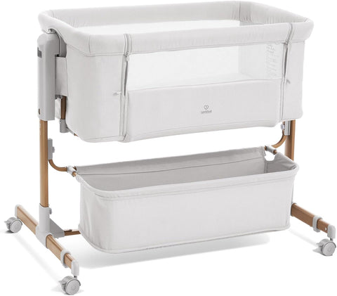 3-in-1 Baby Bassinet, Bedside Sleeper & Rocking Bassinet for Newborn