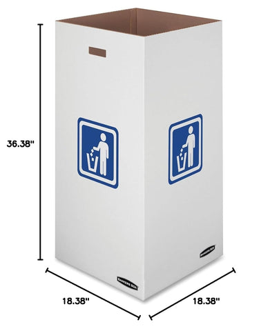 Bankers Box 10-Pack 50 Gallon Cardboard Trash/Recycling Containers