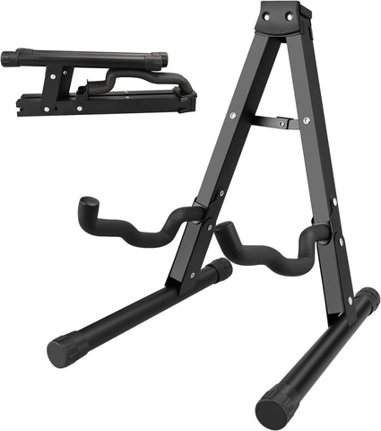 DkOvn 1/2/4 Pack Folding Guitar Stand, with Non-Slip Rubber and Foam Arms