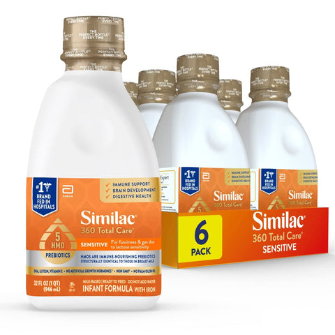 Similac 360 Total Care Sensitive Ready-to-Feed Baby Formula