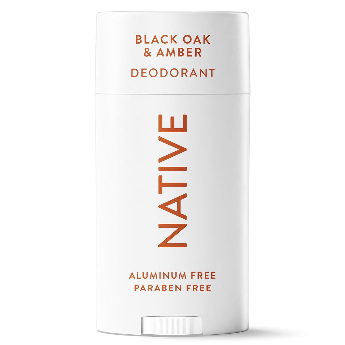 Native Deodorant Contains Naturally Derived Ingredients, 72 Hour Odor Control, Deodorant for Women and Men, Aluminum Free, Black Oak & Amber 2.65oz