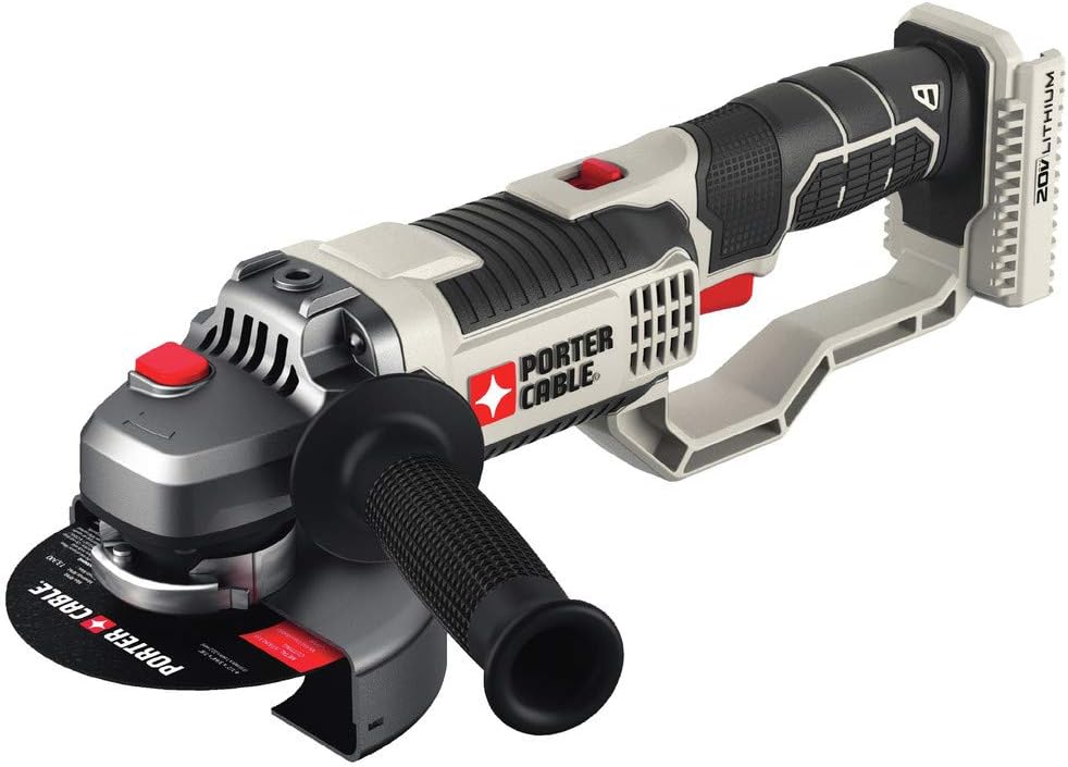 PORTER-CABLE 20V MAX* Angle Grinder Tool, 4-1/2-Inch, Tool Only (PCC761B)