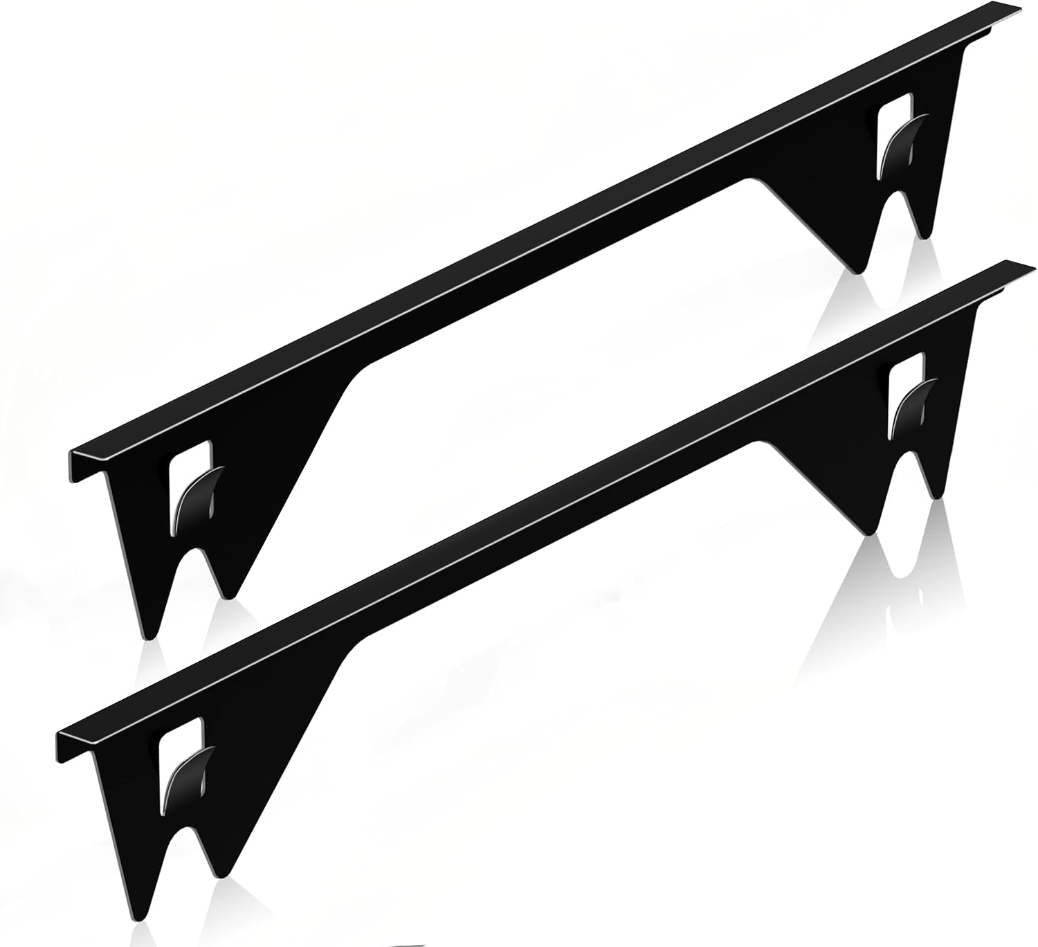ItsNio 316 Stainless Steel Stove Gap Covers 2Pack, Stove Gap Filler, Black