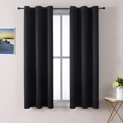 ChrisDowa Blackout Curtains for Bedroom and Living Room 54 Inches Long