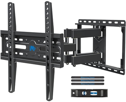 Mounting Dream MD2380 full-motion TV wall mount with dual articulating arms