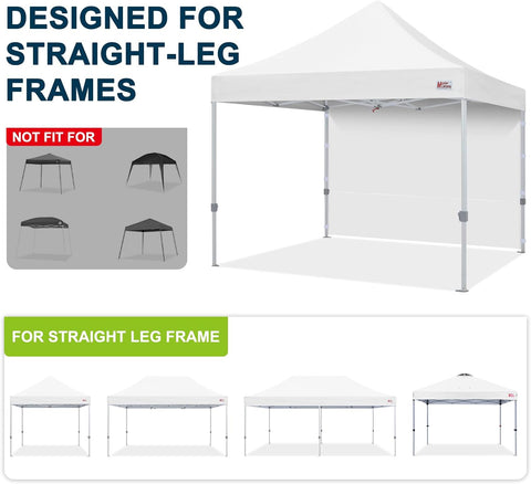 MASTERCANOPY 8x8 Pop Up Canopy Sidewall Only 1-Pack White