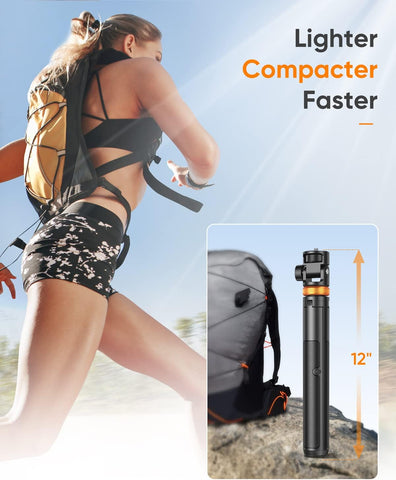 EUCOS 62" Phone Tripod, Tripod for iPhone & Selfie Stick with Remote