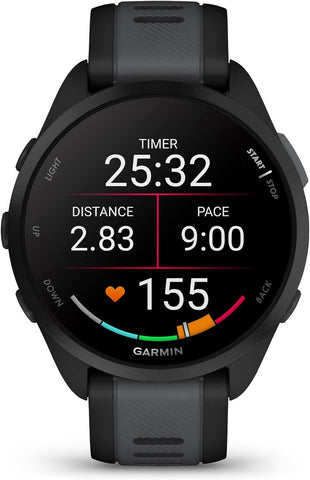 Garmin Forerunner® 165, Running Smartwatch, 43mm, Black
