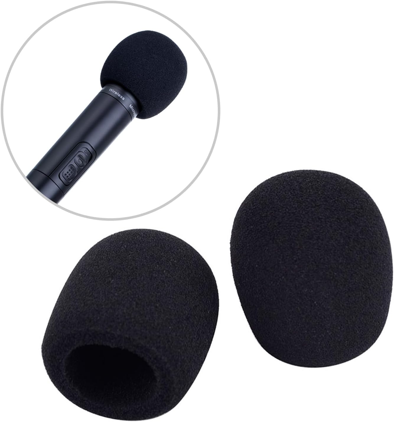 Mudder 5 Pack Foam Mic Cover Handheld Microphone Windscreen (5 Pack)