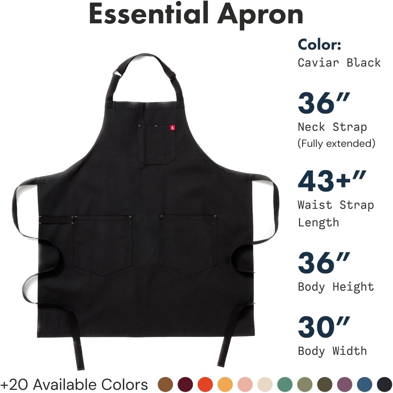 hedley & bennett Essential Chef Apron
