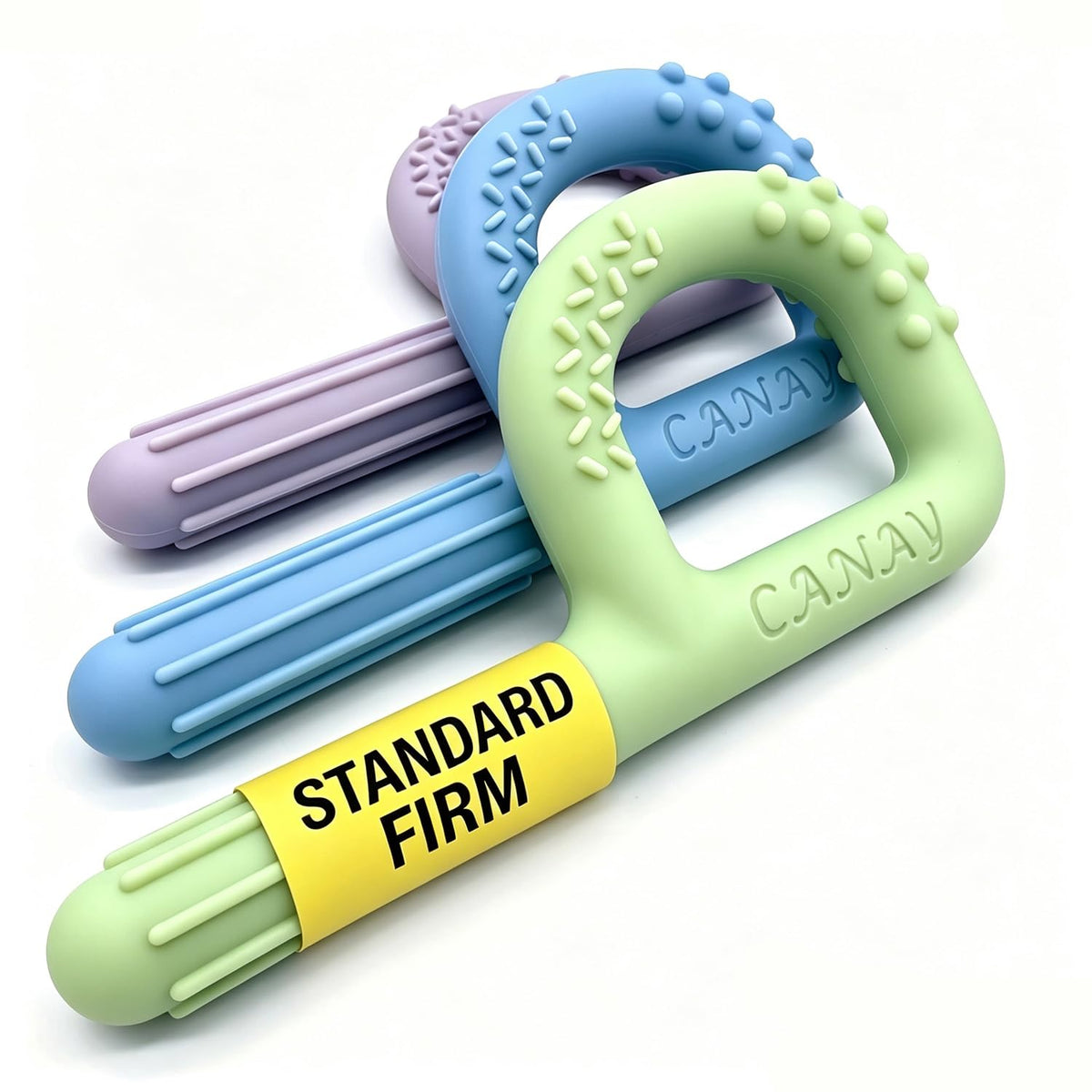 Hand-Held Sensory Chew Toys for Autistic Children, Chew Sticks fo Kids, Alt. to Chew Necklaces for Sensory Kids, Oral Motor Stimulation, ADHD, SPD (Medium Firm - Normal Chewers)