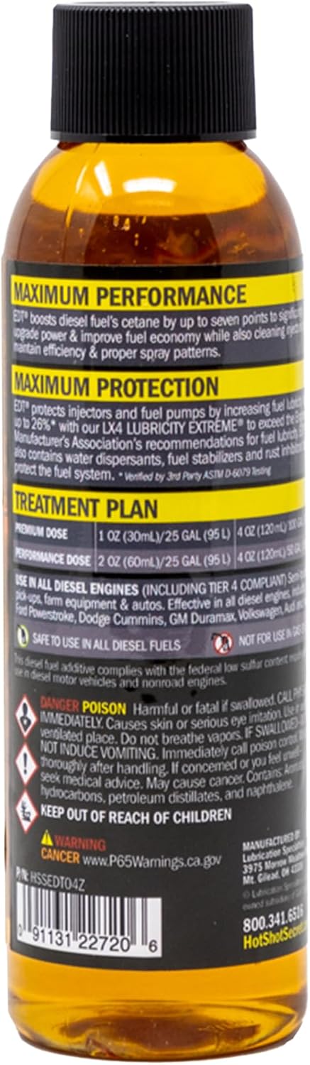 Hot Shot's Secret Everyday Diesel Treatment EDT, 4 oz