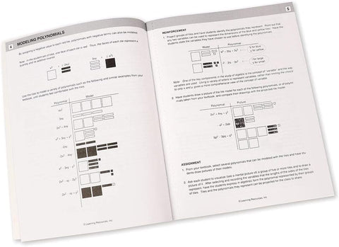 Learning Resources Algebra Tiles Class Set