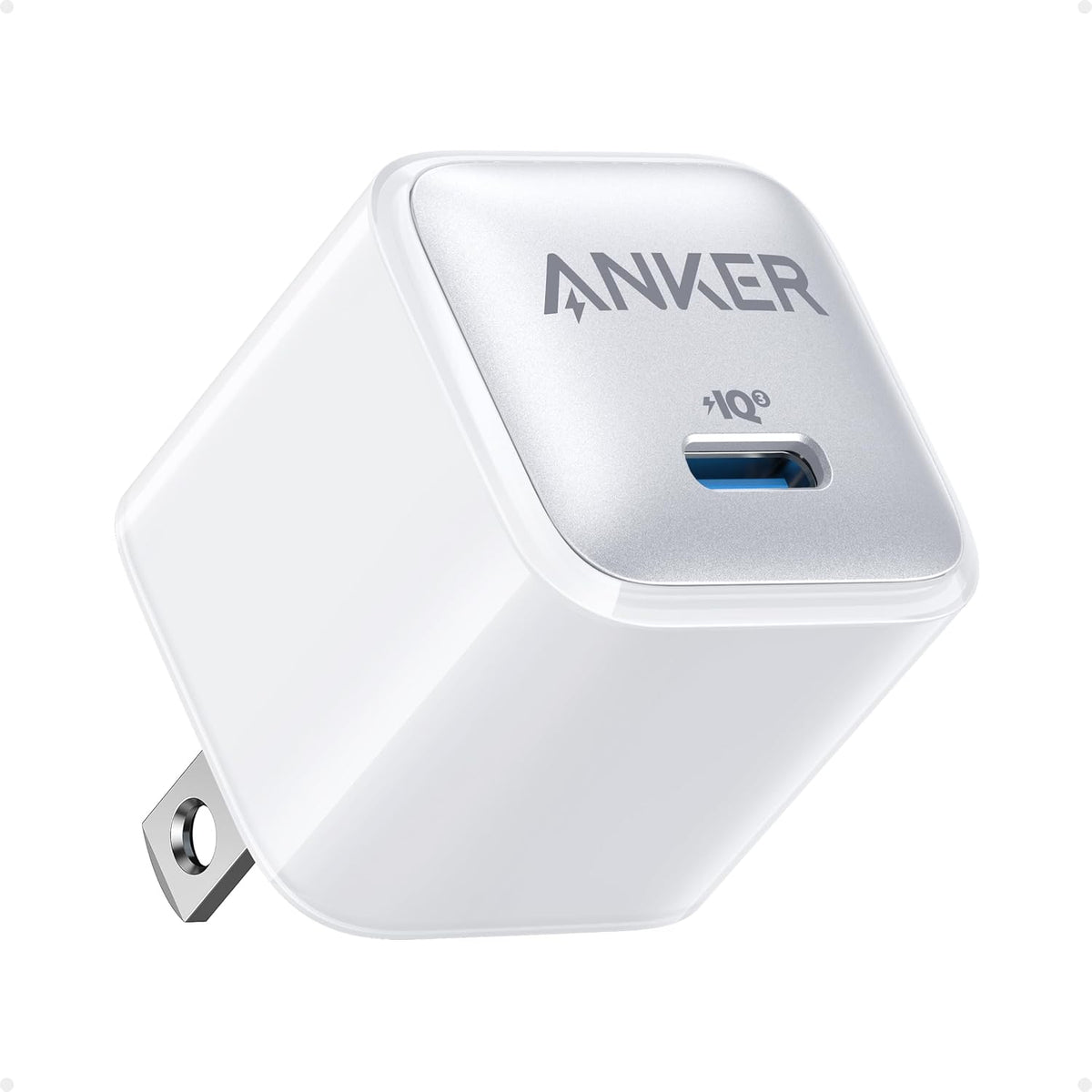 Anker USB C Charger Block 20W (Nano Pro), PIQ 3.0 Compact Fast Charger for iPhone 17/16/15/14/13 Series, Galaxy, Pixel 4/3, iPad (Cable Not Included)